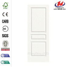 24.0 in. x 80 in. Woodgrain 3-Panel Painted Molded Interior Door Slab